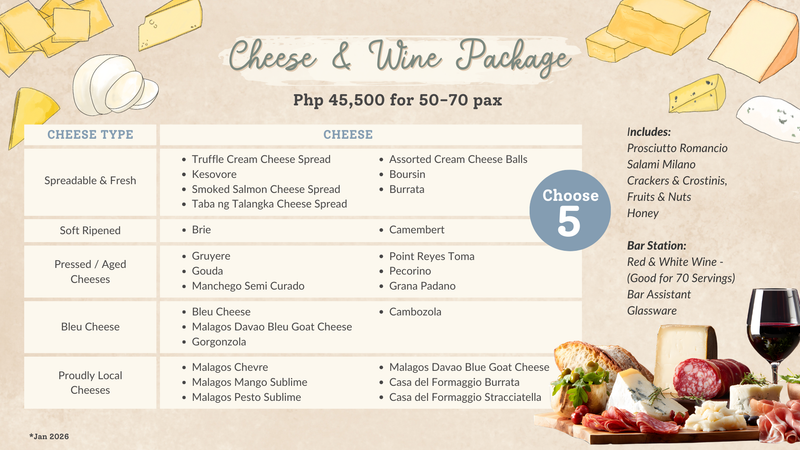 Cheese & Wine Package – La Petite Fromagerie